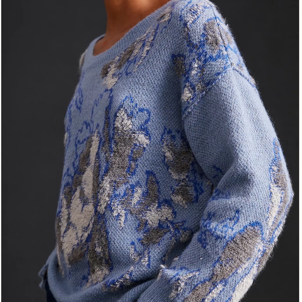 By Anthropologie Abstract Sweater